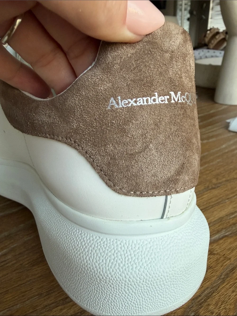 Alexander McQueen Oversized Sneaker “White Mole”